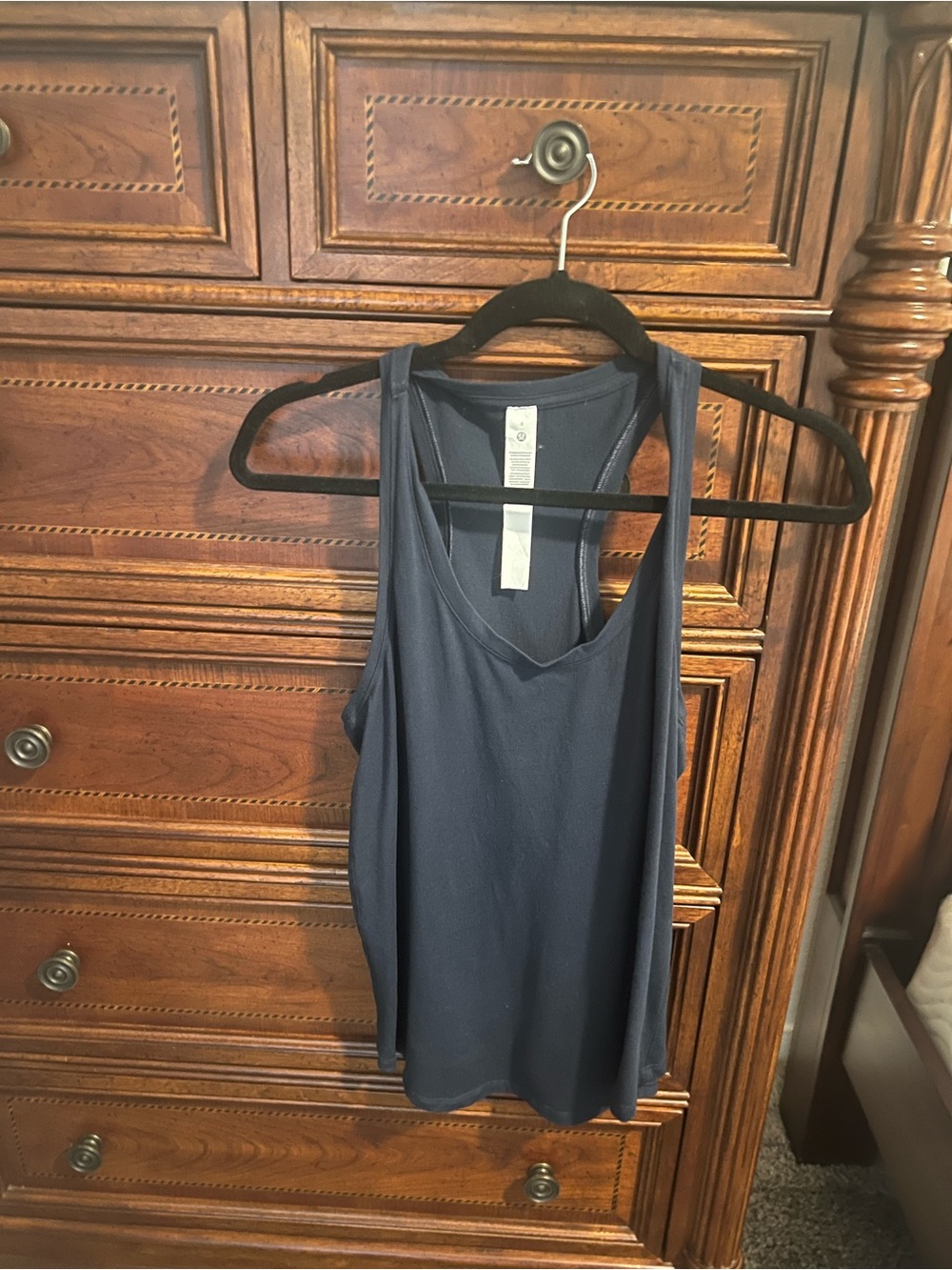 lululemon athletica Navy Racerback Tank Top